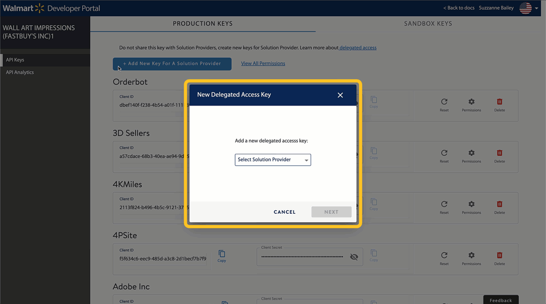 Walmart Generate API Key walmart generate api key
